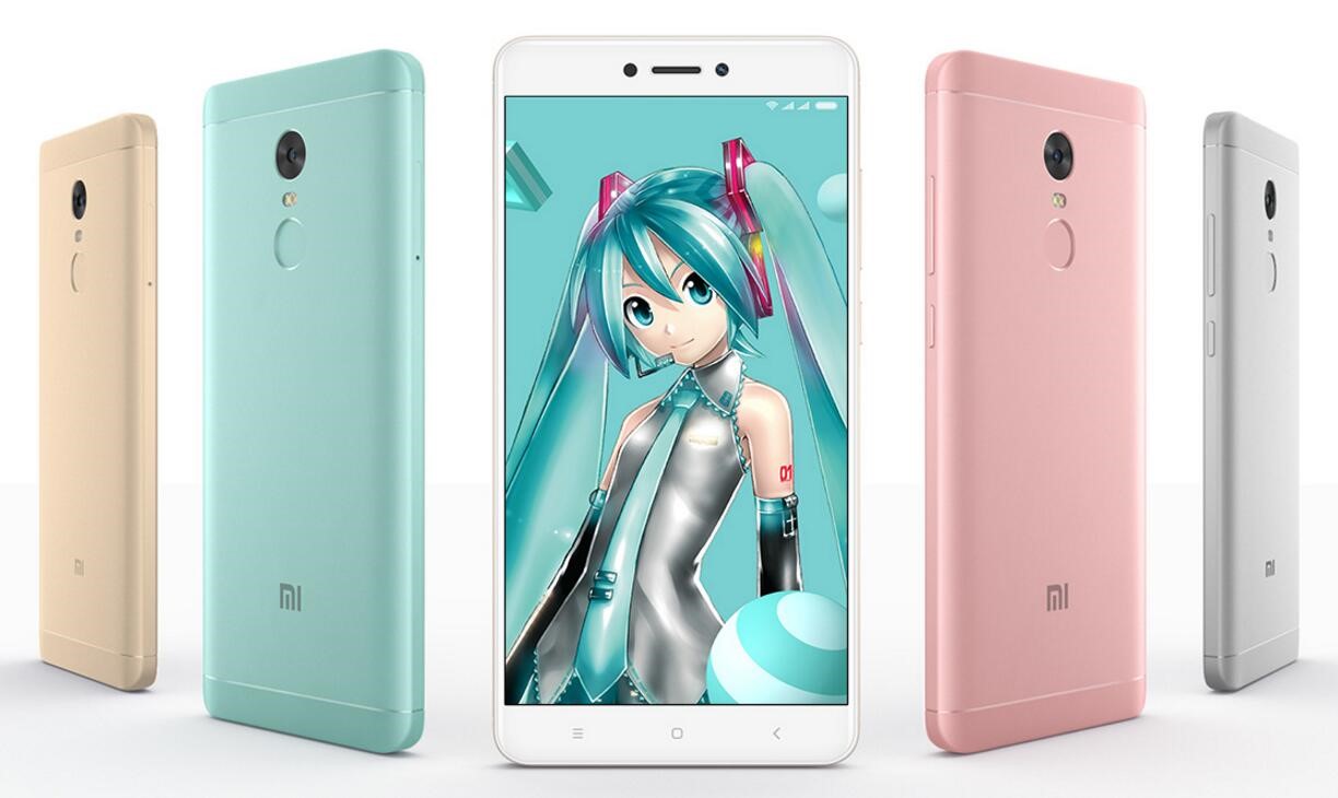 Xiaomi Redmi Note 4X Warna Biru dan Pink