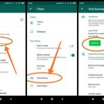 Melihat cadangan WA di Google Drive