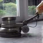 pemolesan lantai